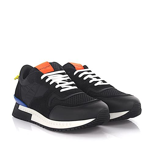 givenchy runner sneakers in suede leather and nylon|givenchy high top sneakers men's.